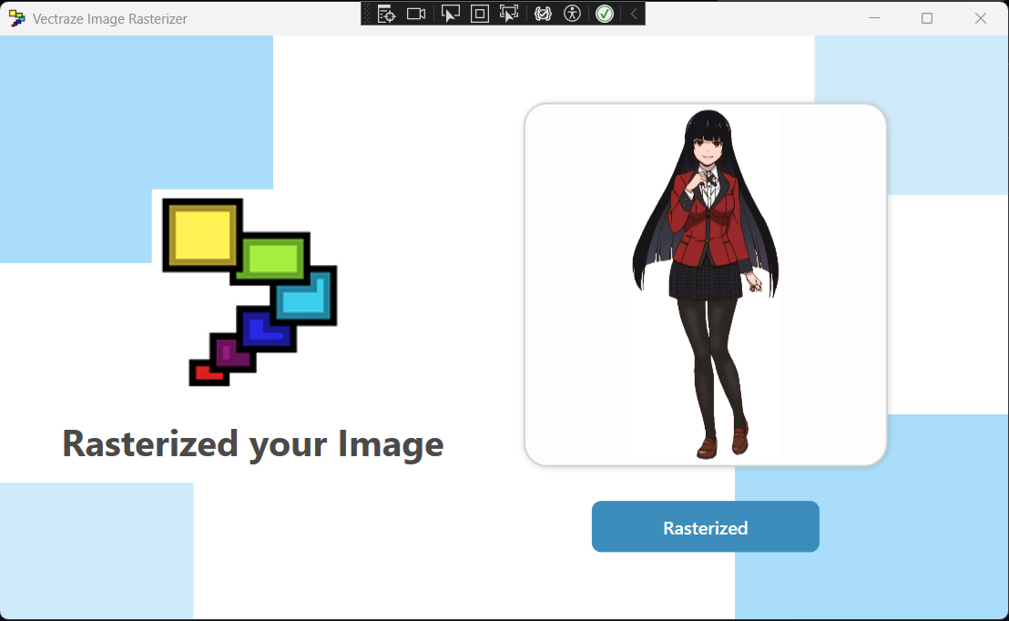 Vectraze — Image to Pixel Art Rasterizer